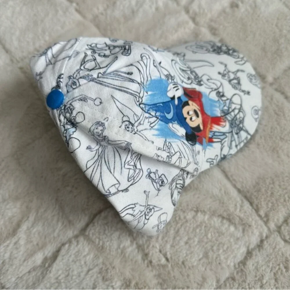 Disney | Blue and White Ink & Paint Sorcerer Mickey Baseball Cap | Size Youth